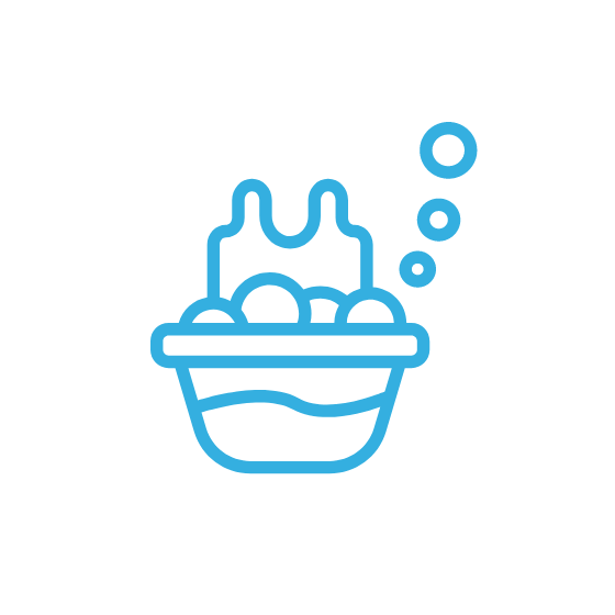 必要に応じて予洗いも