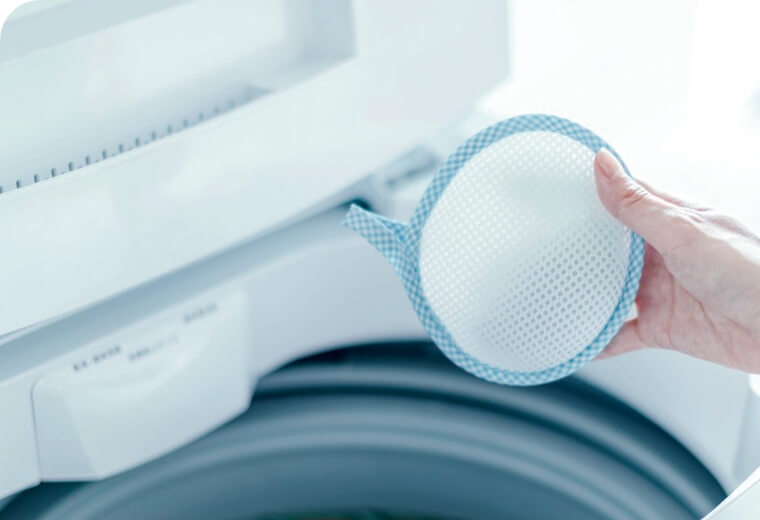 洗たくマグちゃんを入れる